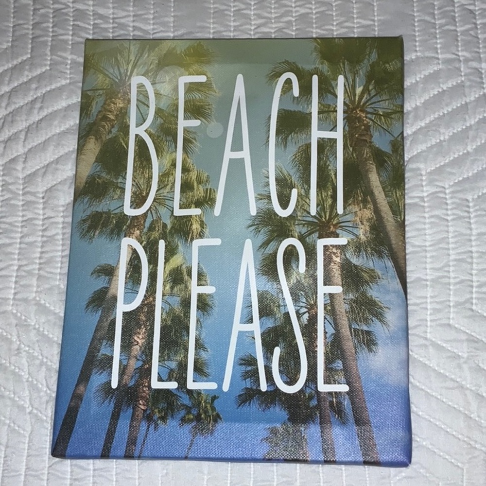 Beach please canvas